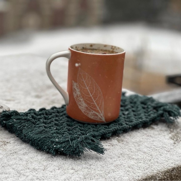 Handmade Macramé Rope Mug Rug - Picture 5 of 6